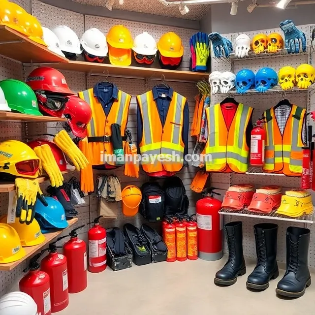 ایمن پایش خرید و فروش لوازم وسایل ایمنی و حفاظت در خوزستان اندیمشک